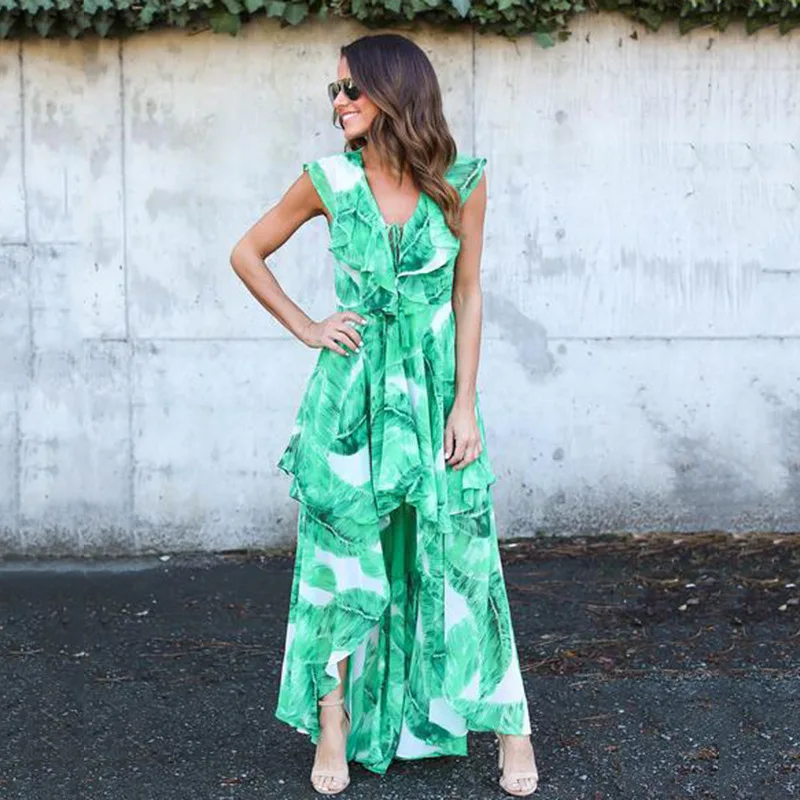 2017 сари индийские продажи новые платья Европа и Америка Мода Печать Нерегулярные