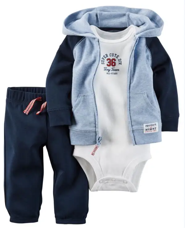 Распродажа Детские комплекты из 3 предметов мультяшный хлопковый комплект