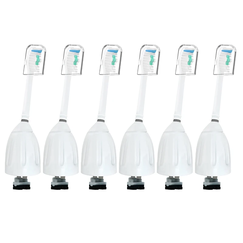 6Pk сменные головки для электрической зубной щетки для Philips Sonicare Серии E, насадки с крышкой, мягкие щетинки, эссенция HX7001