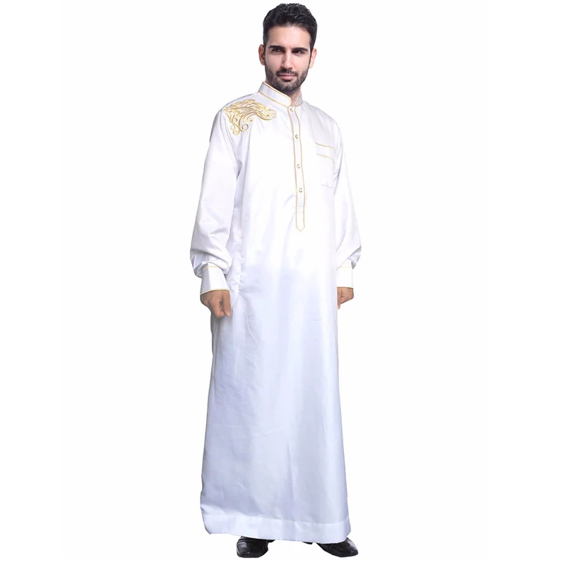 Ropa Hombre Musulman De Mode Man 2021 Abaya Muslim Fashion Dress Pakistan Islam Clothing Abayas Robe Saudi Arabia Mannen Kaftan
