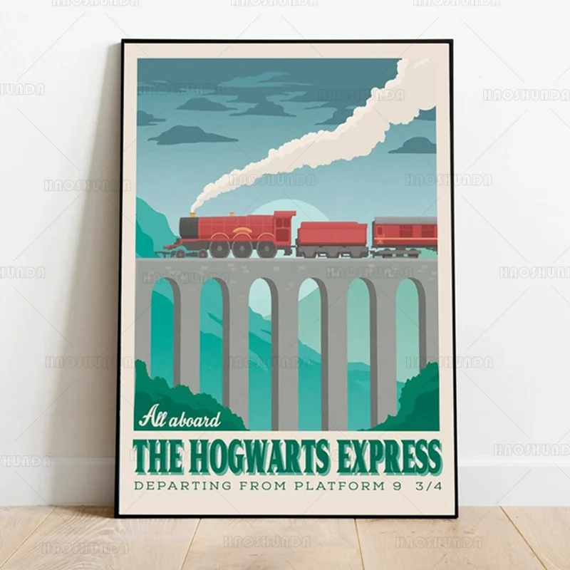 Кино хогварт замок плакаты и принты Харрис Поттер холст живопись абстрактные