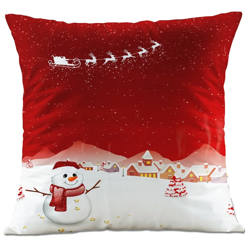 Мягкая Наволочка для дивана наволочка рождественского декора Рождество 2018 олень
