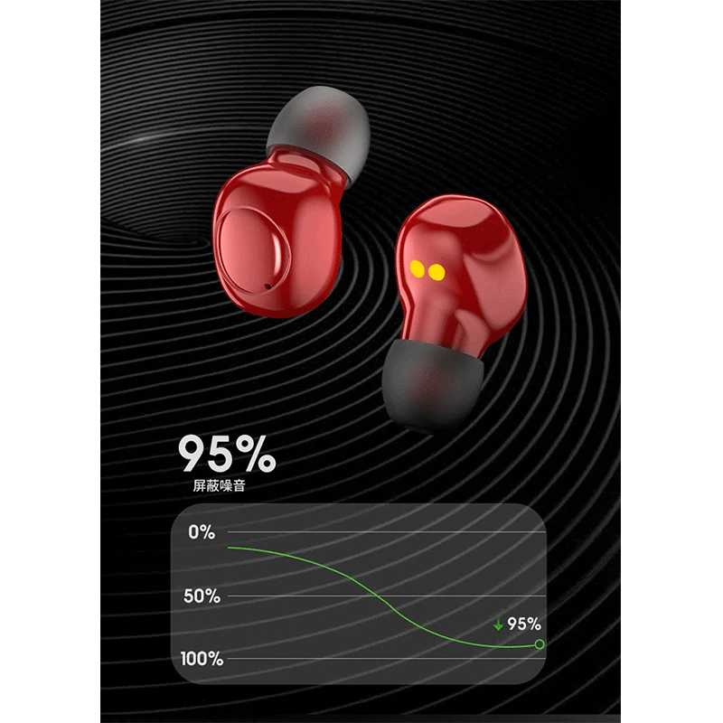 ChtunTouch бинауральные Bluetooth наушники Ipx6 цифровой экран гарнитура стерео