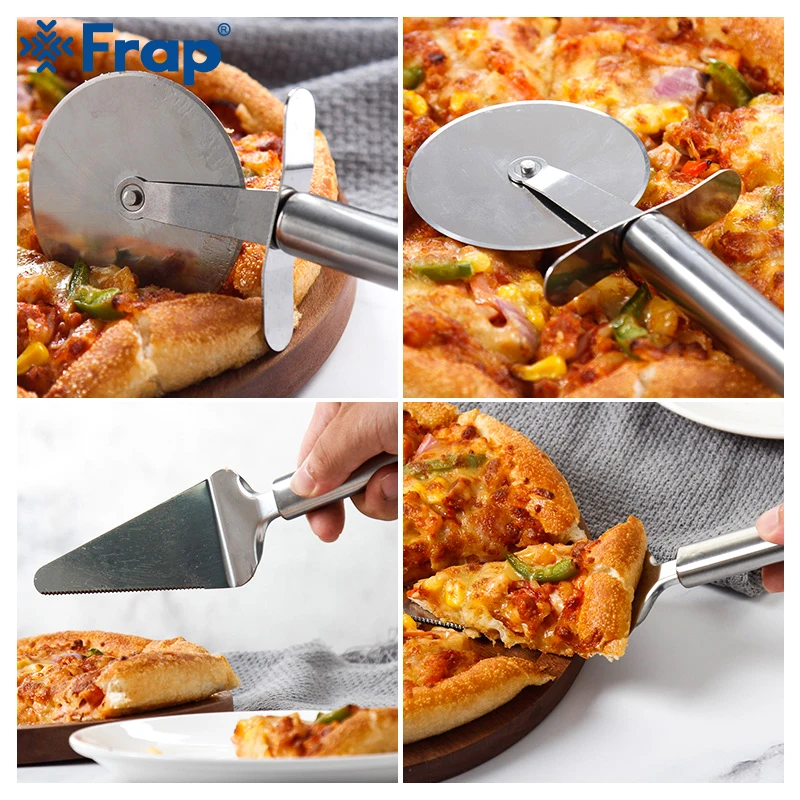 4 стиля нержавеющей стали резак для пиццы двойные роликовые колеса нож