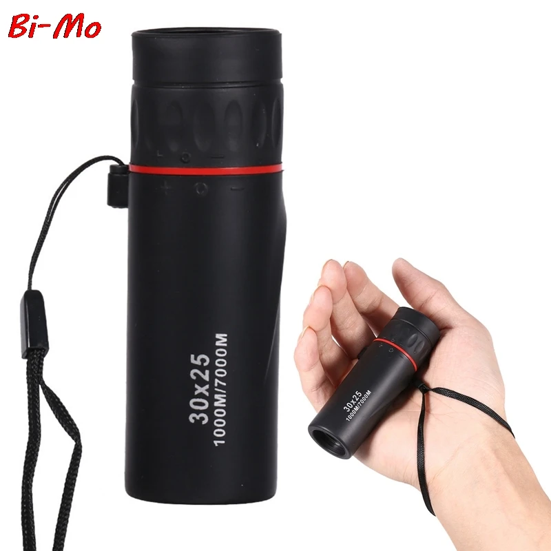 

High Definition Monocular Telescope 30X25 Waterproof Mini Portable Military Zoom 7X Scope for Travel Hunting Bird Watching