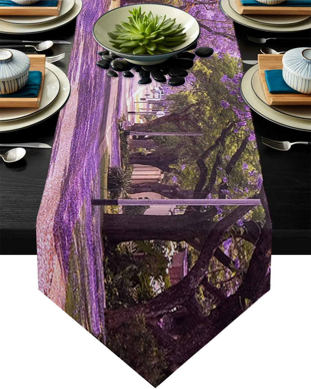 

Современная скатерть в виде ветки вишневого дерева, домашний декор, украшение для свадебной вечеринки, для отеля, банкета, чайного столика