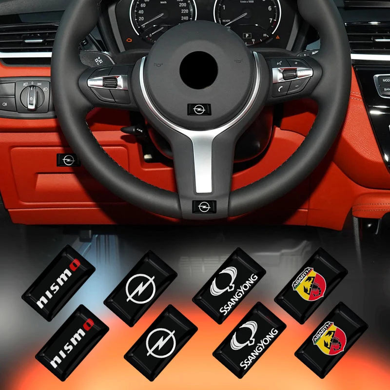 

10pcs Car Steering Wheel Sticker 3D Auto Logo Decal Decoration for BMW 3 Series 5 Series 7 Series e46 e90 e60 Z4 X3 X4 X5 X6 E30