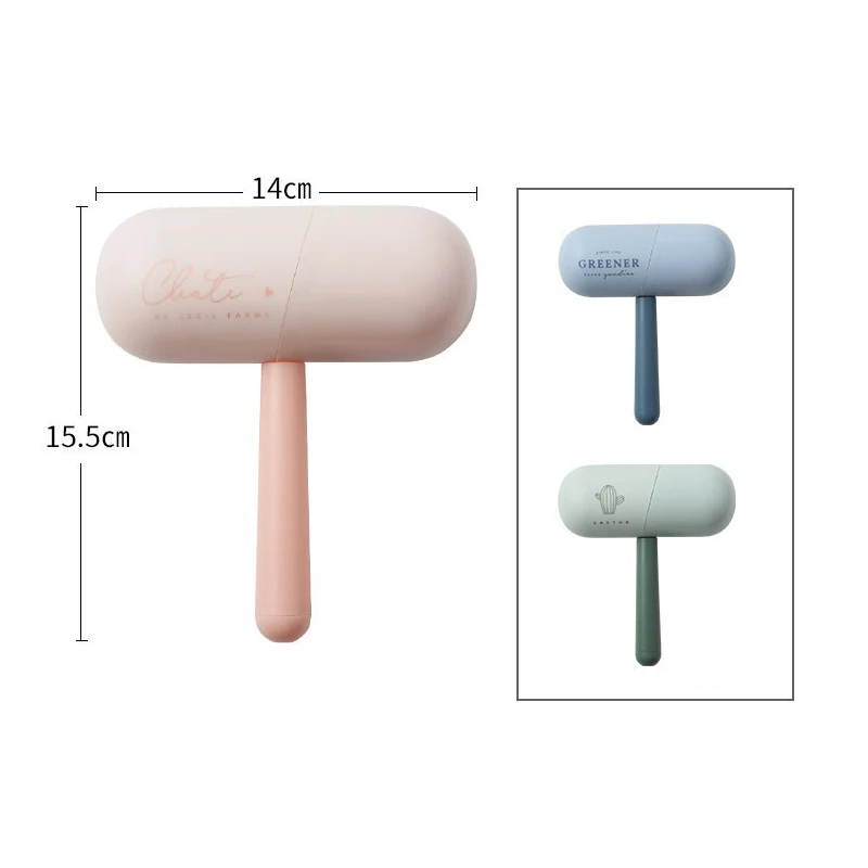 Портативный липкий ролик бумажная щетка для удаления одежды очистки домашних