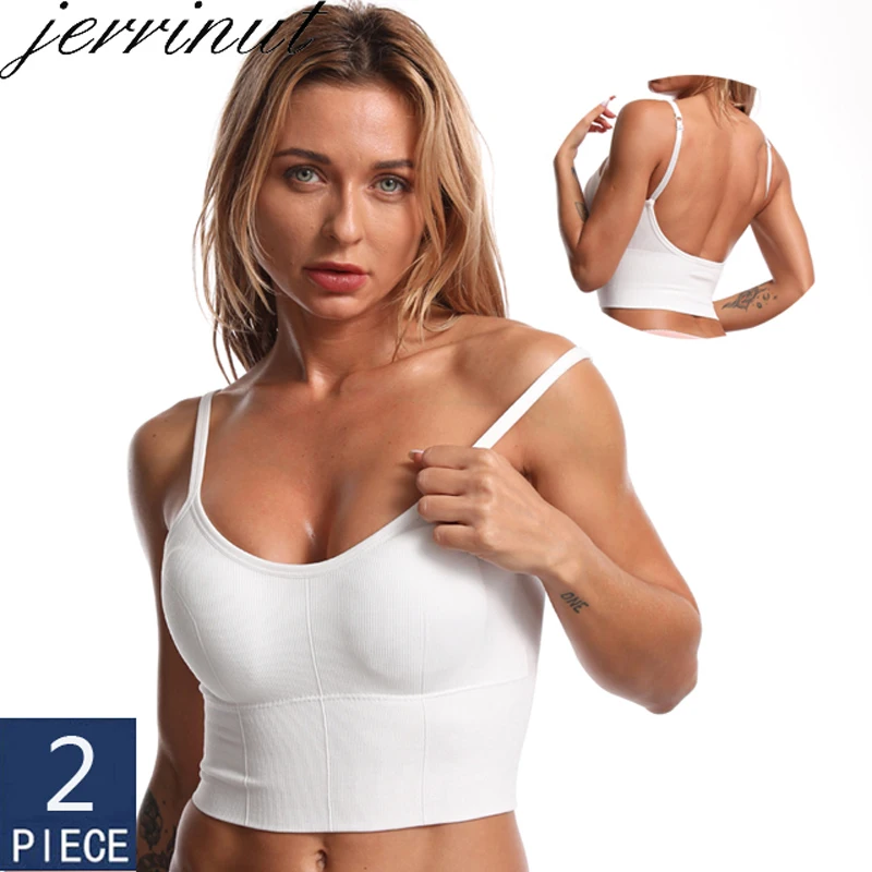 2 шт. сексуальный женский бесшовный бюстгальтер укороченный топ женское нижнее