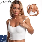 Топ женский бесшовный, без рукавов, со съемными вкладышами, 2 шт.