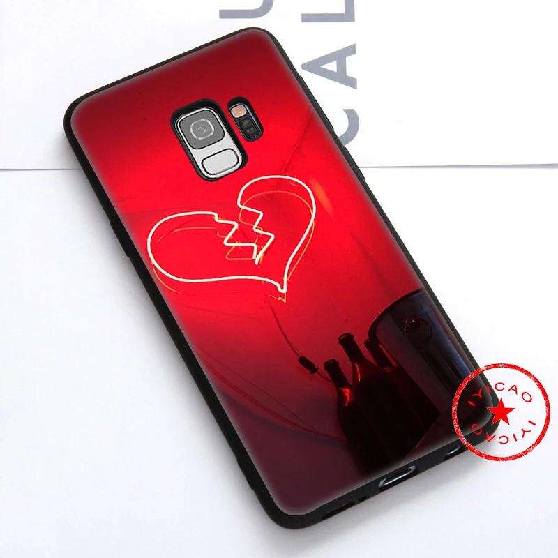 IYICAO Broken Heart Cute Soft Case for Samsung Galaxy S10e S10 S9 S8 Note 8 9 10 Plus S6 S7 Edge TPU |
