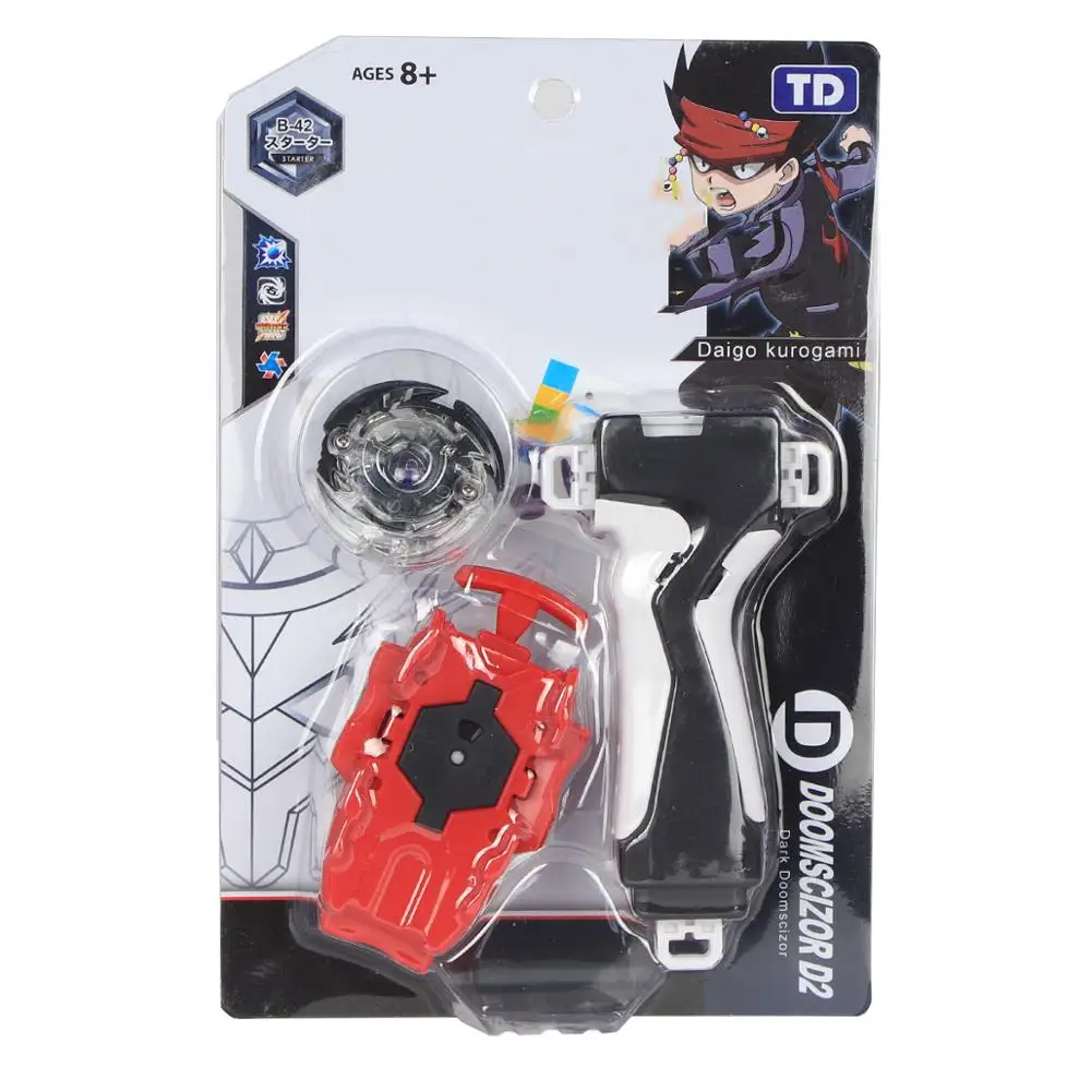

Волчок Beyblades Burst с пусковым устройством и рулем из сплава металла, гироскоп для детей