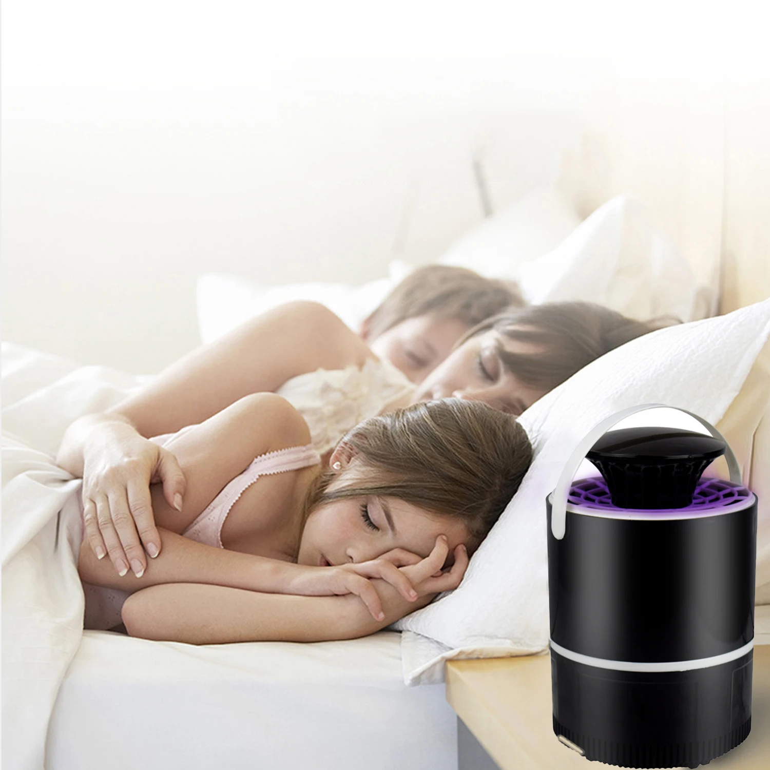 Behogar электрический USB инсектицидная лампа Жук ловушка для насекомых Zapper анти