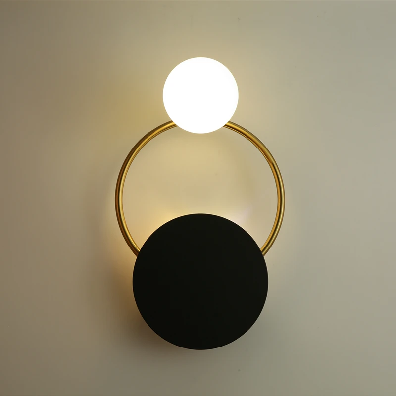 Скандинавский креативный прикроватный светодиодный настенный светильник