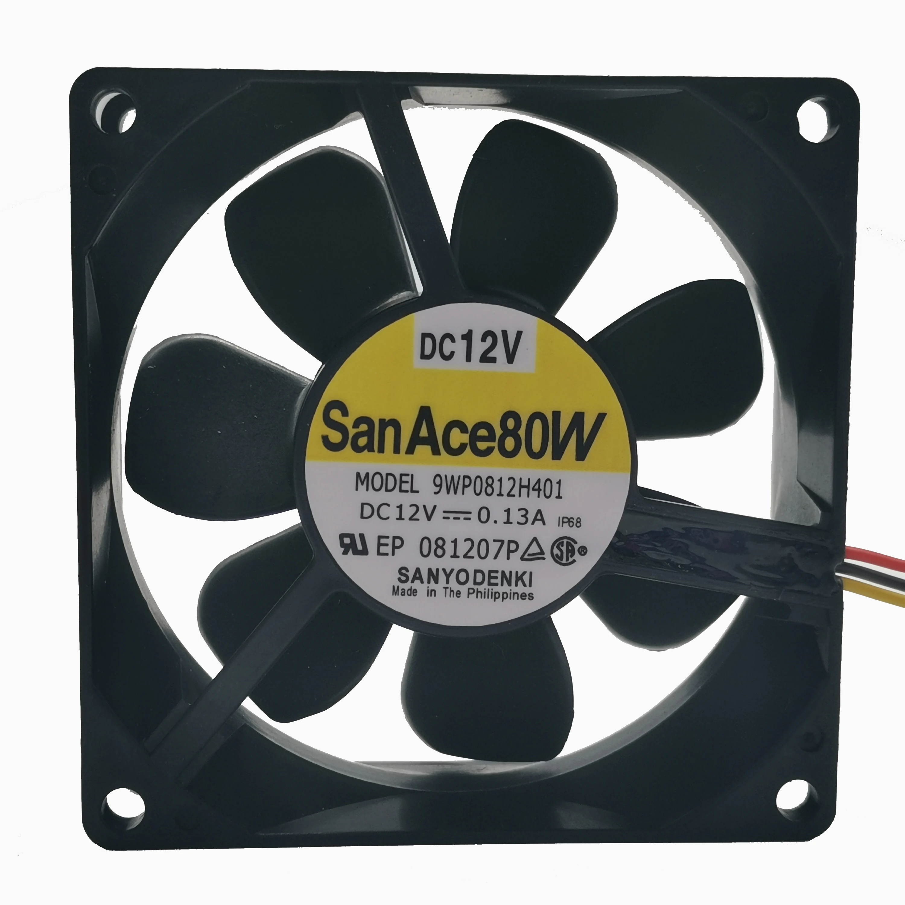 

New original Sanyo 9wp0812h401 12V 8025 0.13a 8cm waterproof silent cooling fan