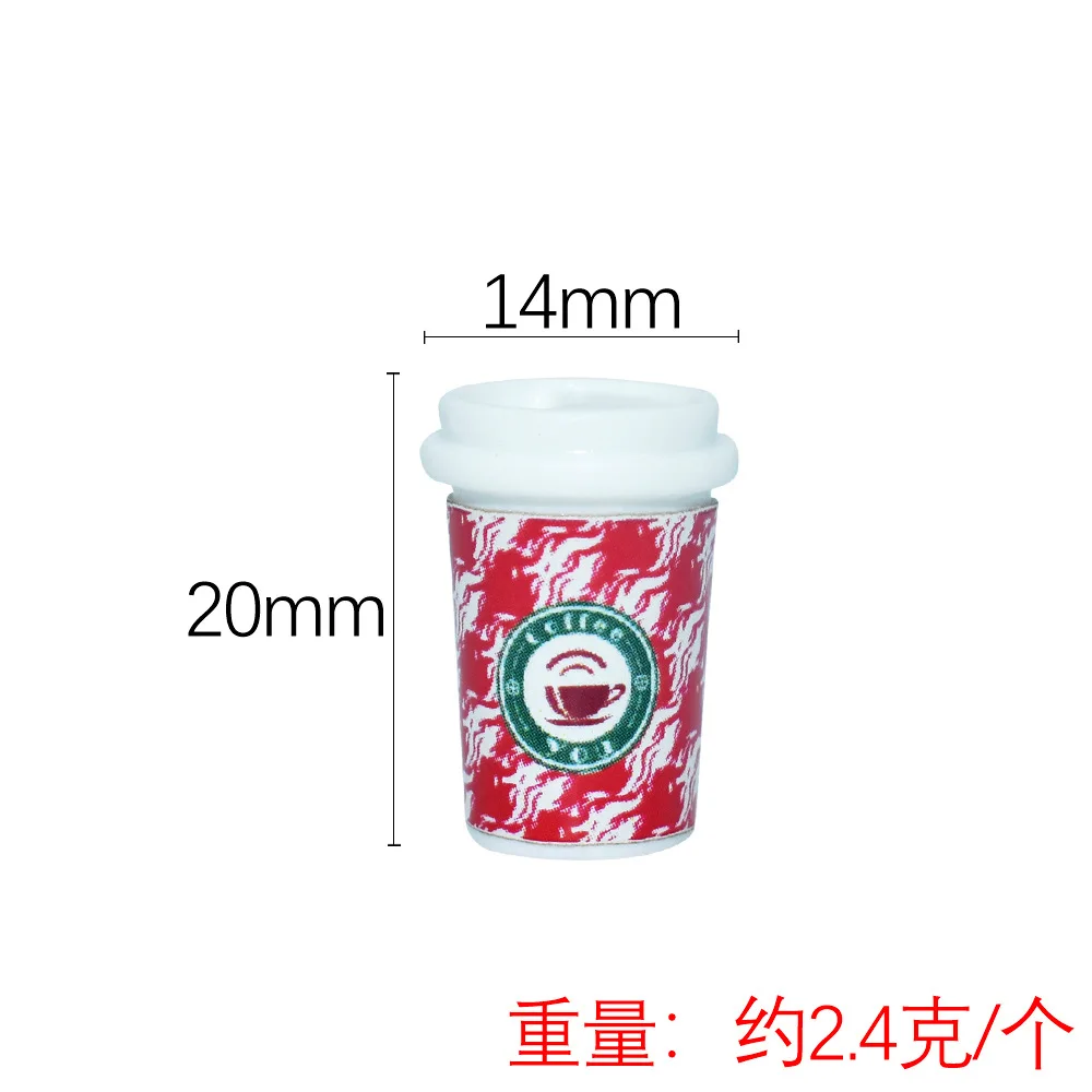 

Набор миниатюрных кофейных чашек из искусственной смолы, 10 шт.