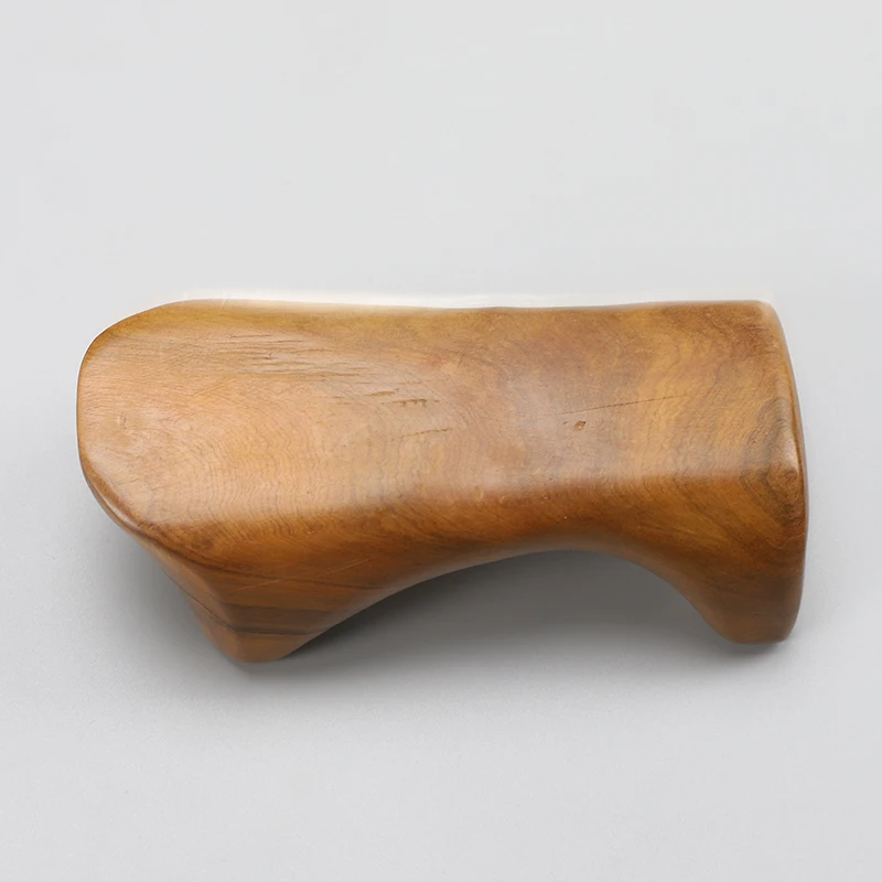 Деревянная Акупунктура Camphor Gua Sha шейный массажер для акупунктуры спины роликовая