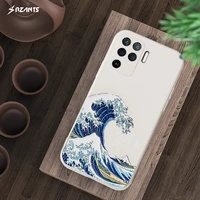 rzants for xiaomi redmi note 10 redmi note 10 pro max 4g 5g case japanese wave soft casing relief phone cover slim thin casing