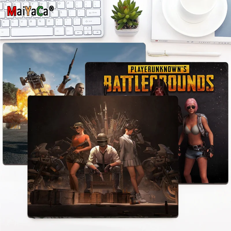 

Игровой коврик для мыши MaiYaCa с новым дизайном для ноутбука PUBG, гладкий коврик для мыши, настольные компьютеры, игровой коврик для мыши, коври...