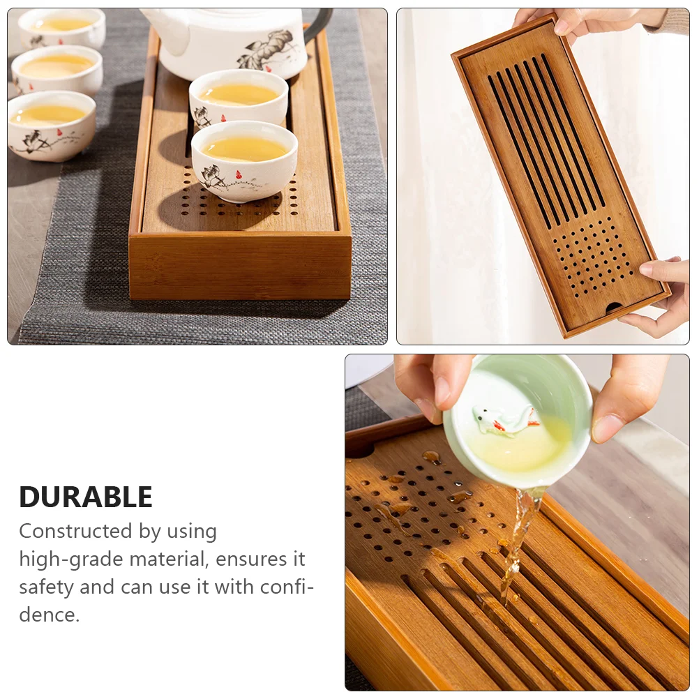1pc Simple Tea Tray Exquisite Draining Making | Дом и сад