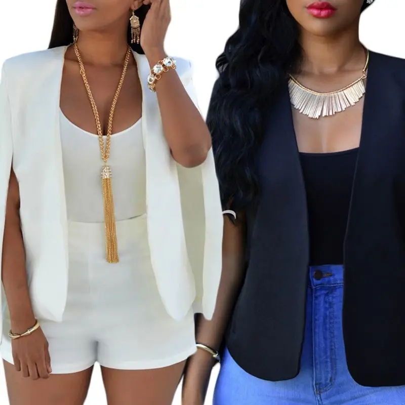 

Lady Women's OL Work Office Blazer Suit Jacket Casual Coat Outwear Long Sleeve F42F