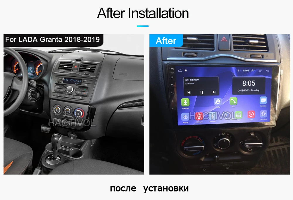 Android 9,1 4G wifi 2din Автомагнитола для Лада ВАЗ гранта- автомобильный dvd-плеер Авторадио Автомагнитола 2G 3 2G