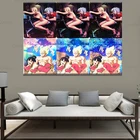 Супер Вегета тату Jiraya Tsunade Современные 6 в 1 сексуальные изображения героев в скандинавском стиле для гостиной высокое качество холст печать тип изображения