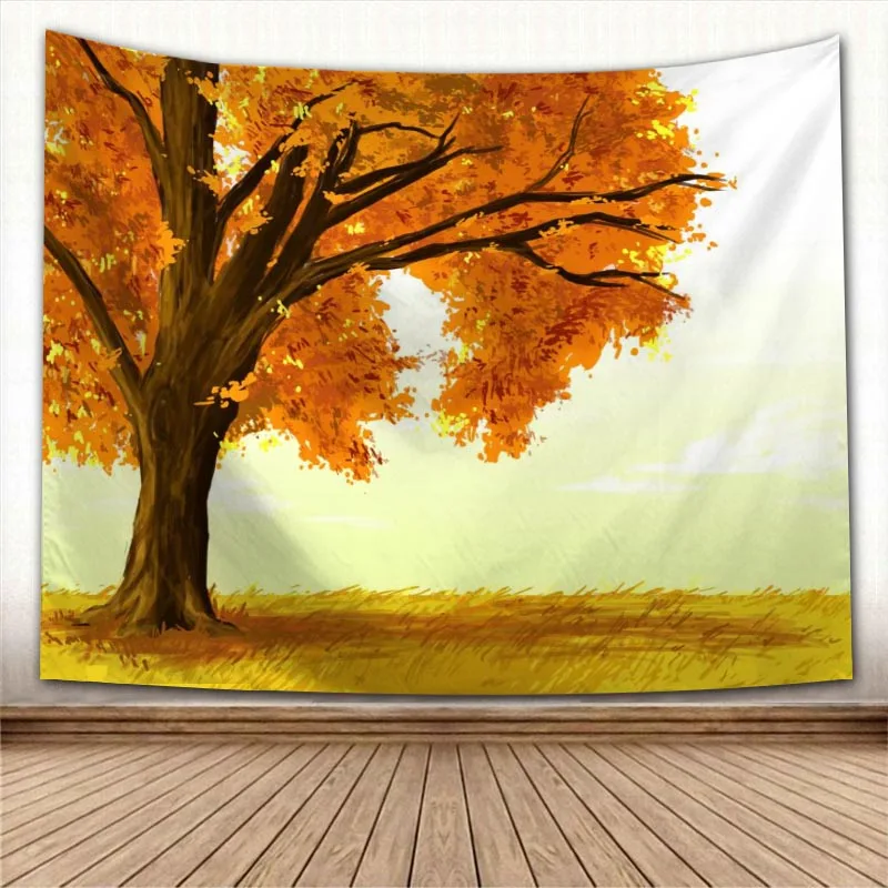 

Custom Tree Art Wall Hanging Tapestry Sheets Home Decorative Tapestries Beach Towel Yoga Mat Blanket Table Cloth