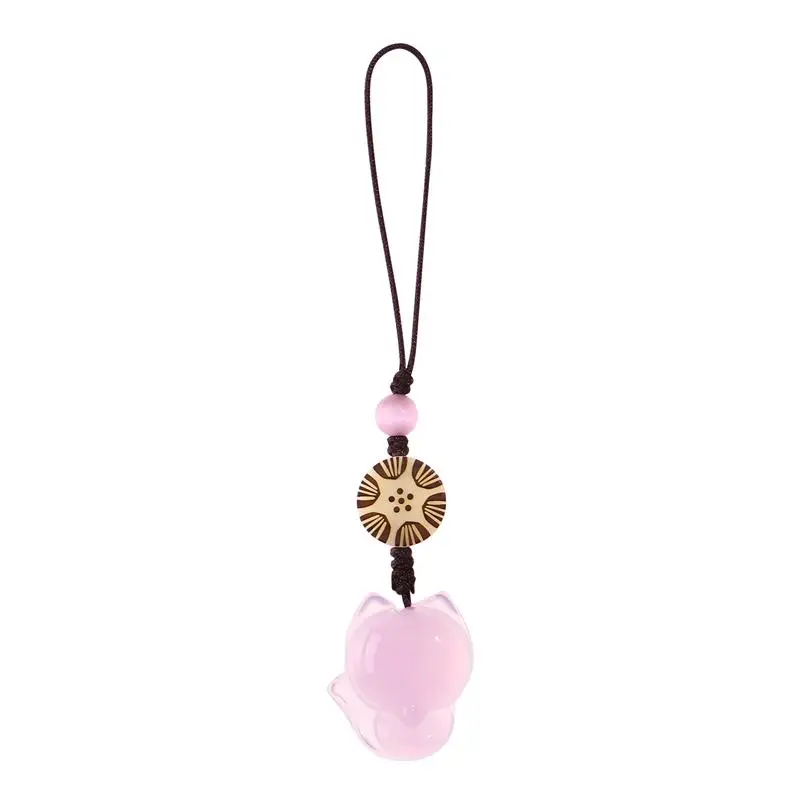 

Hemobllo Cell Phone Strap Pendant Cartoon Key Chain Charm Purse Handbag Hanging Pendant Decor (Pink)