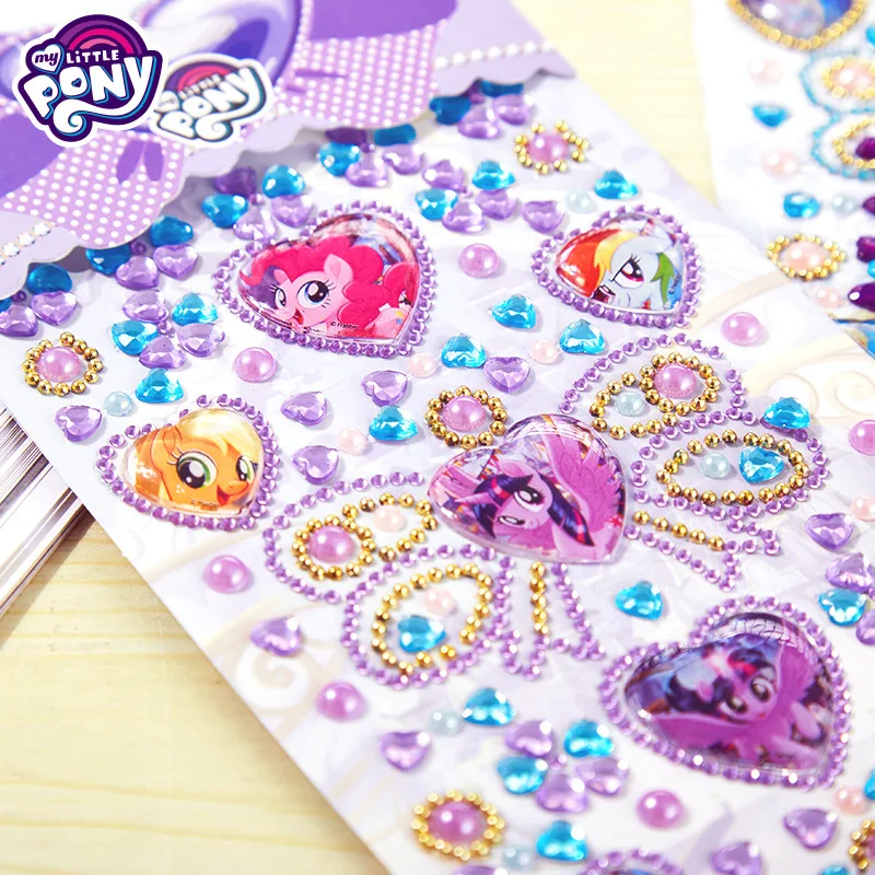 Детские алмазные наклейки My Little Pony с мультяшными кристаллами праздничный