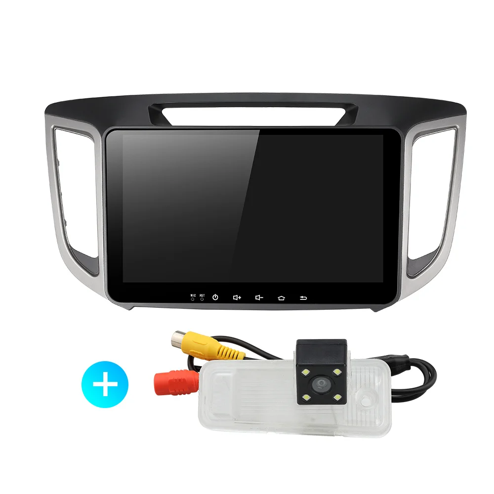 AIX251071 uniway 8 core android 8,1 автомобильный dvd для hyundai creta ix25 автомобильный Радио плеер gps навигации - Цвет: 32G with camera