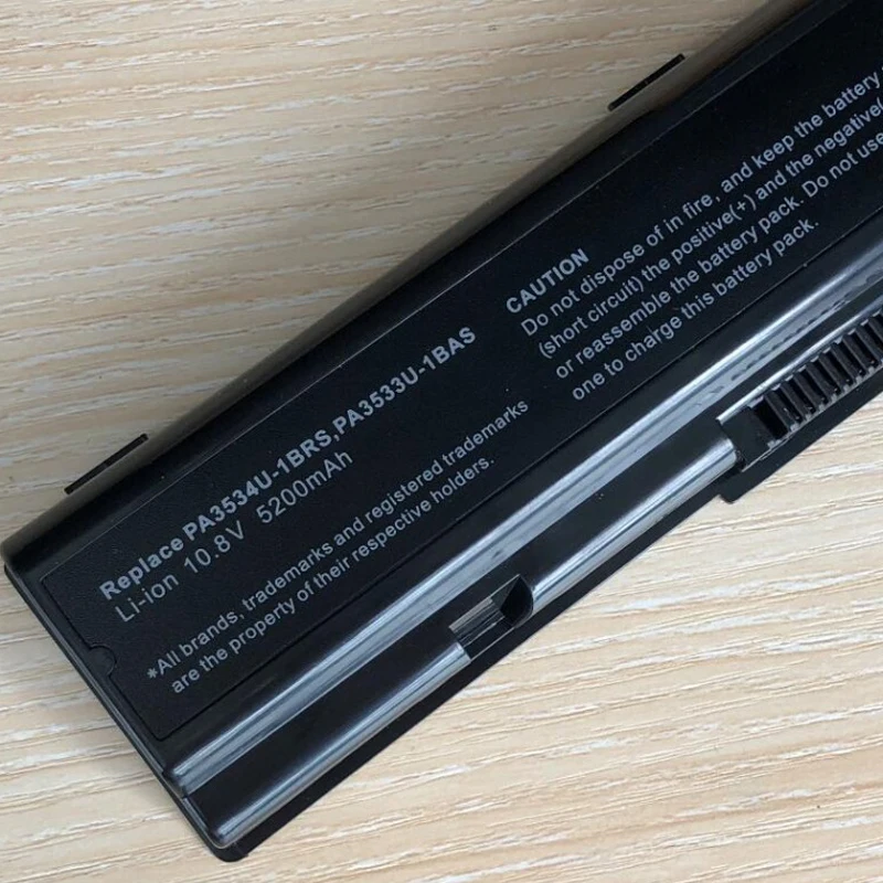 5200mAh Battery For Toshiba PA3533U PA3533 PA3533U-1BRS PA3535U-1BAS PA3534U-1BAS PABAS098 PA3534U PA3534 free shipping | Компьютеры и