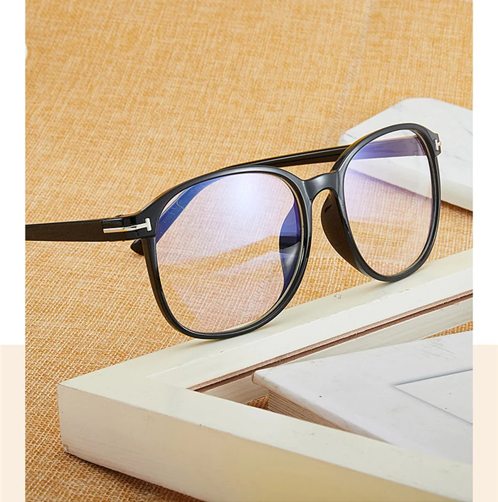 Retro Round Eye Glasses Men Women Ultra Light Myopia Eyeglasses Myopia Glasses Finished-1-1.5-2-2.5-3-3.5-4-4.5-5-6.0