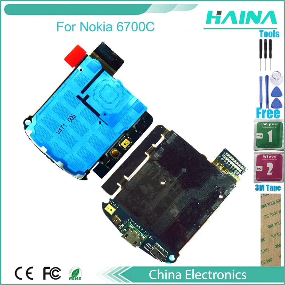 USB + гибкий кабель для Nokia 6700C Клавиатура мембрана порт зарядки разъем док-плата |