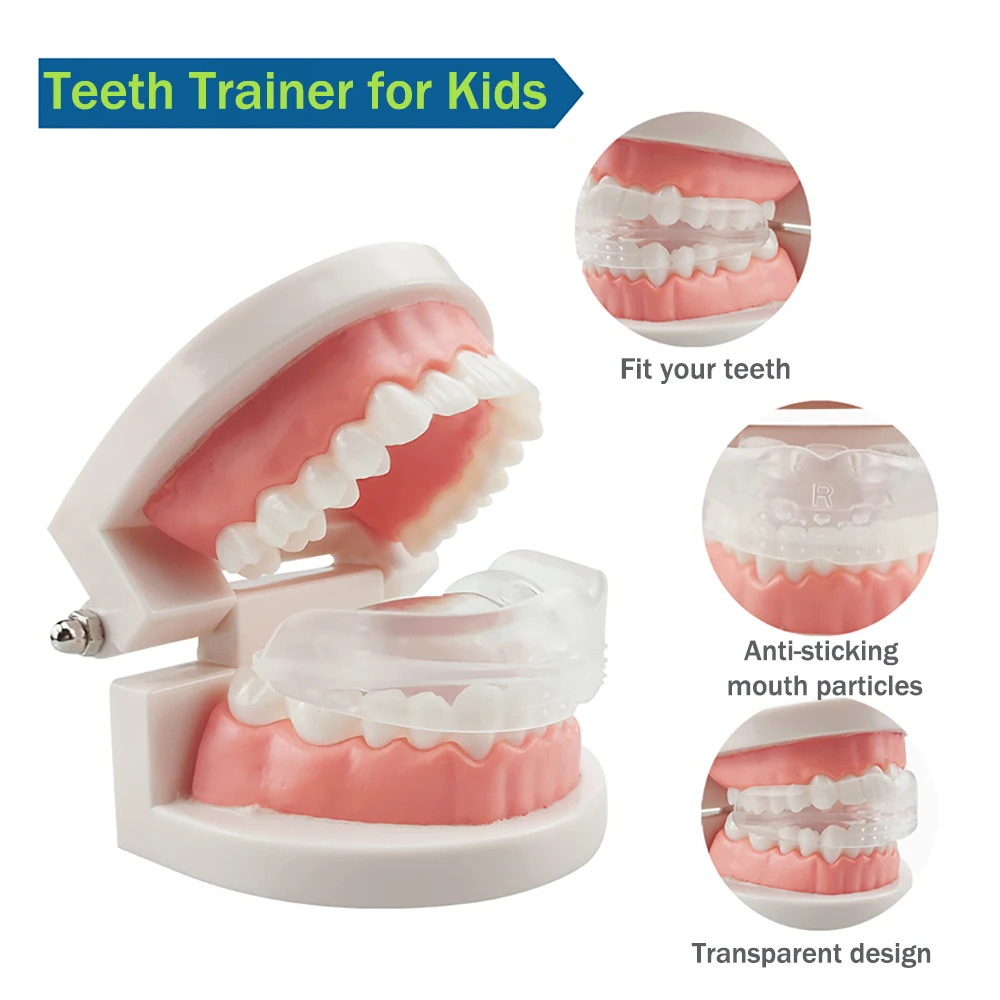 

1 set T4K Orthodontic Braces for Children Appliance Trainer for Kids Teeth Alignment Braces Mouthpieces Phase Soft and Hard