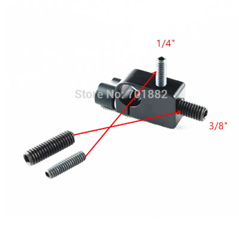 Jadkinsta 25 4 мм 19 1/4 или 3/8 шатун винт адаптер для DSLR 15 стержни Rig System Photo Studio