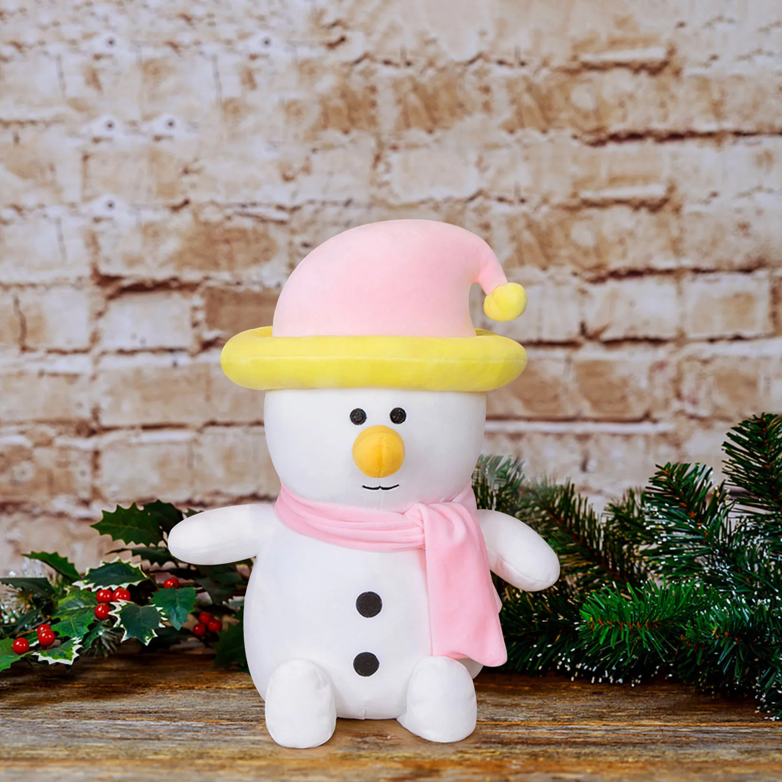 

Christmas snowman Santa Claus Stuffed Toy Soft Kawaii Elk Plush Plush Dolls Holiday Gift Home Ornament Decorated for Boys Girs