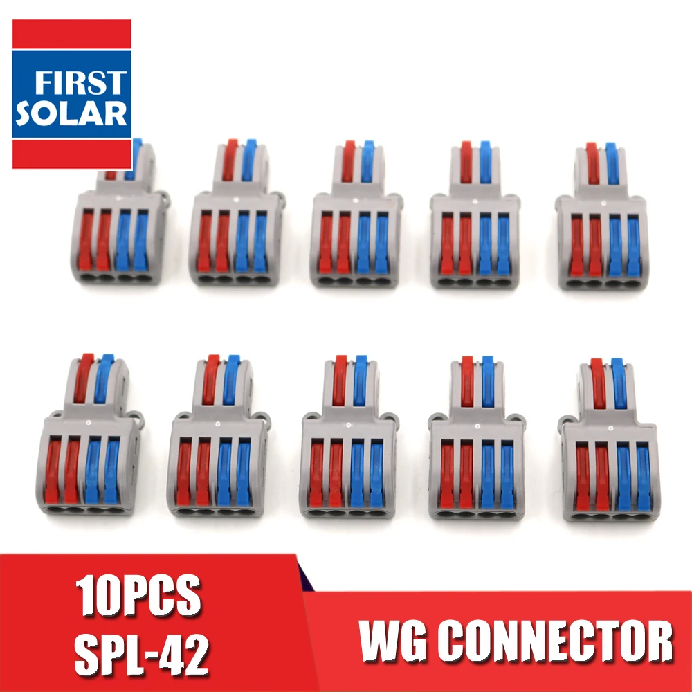 10 шт./лот Мини Быстрый разъем провода Универсальный проводка кабеля Разъем