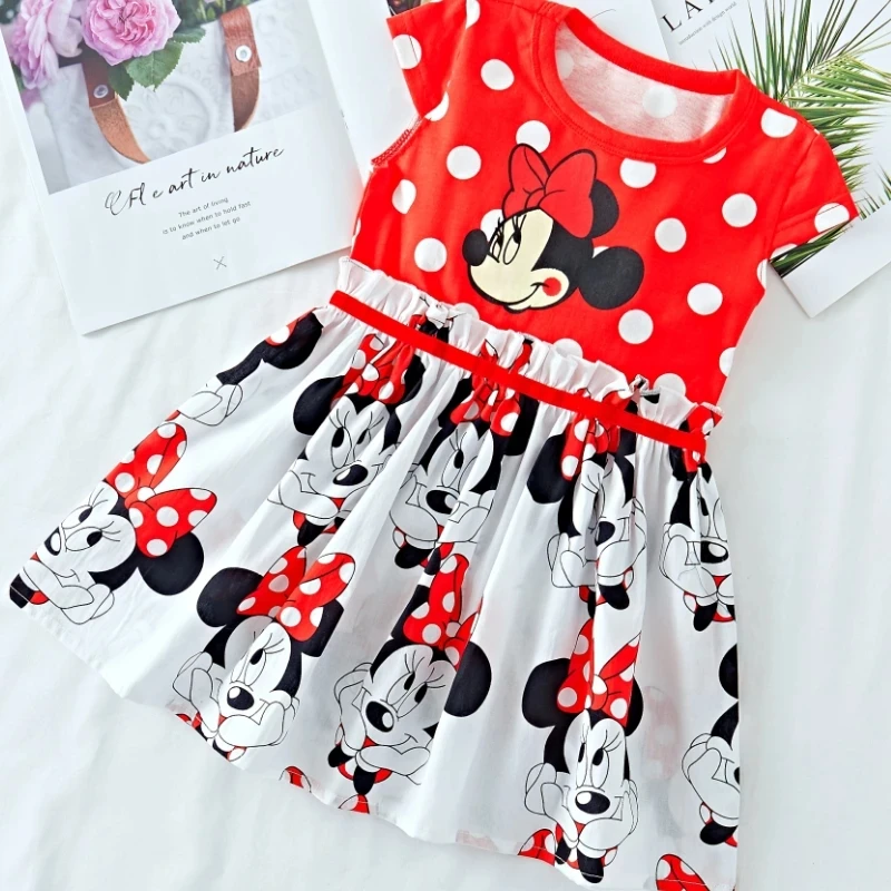 Kids Dresses Girls 2020 New Fashion Sweater Cotton Flower Shirt Short Summer T-shirt Vest Big For Maotou Beach Party Dress | Детская