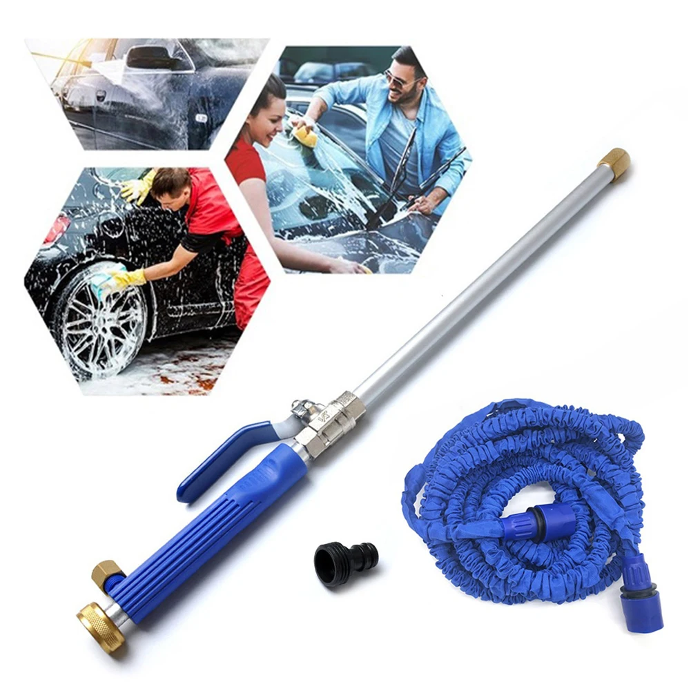 

High Pressure Water Gun for Universal Head Faucet Water Pipes Threaded Interface 3/4 Nipple Connector 1/4 Cleaning Tool