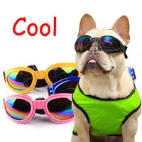 2021 new dog cat accessories pet supplies pet glasses 5 color foldable small medium large dog uv protection sunglasses