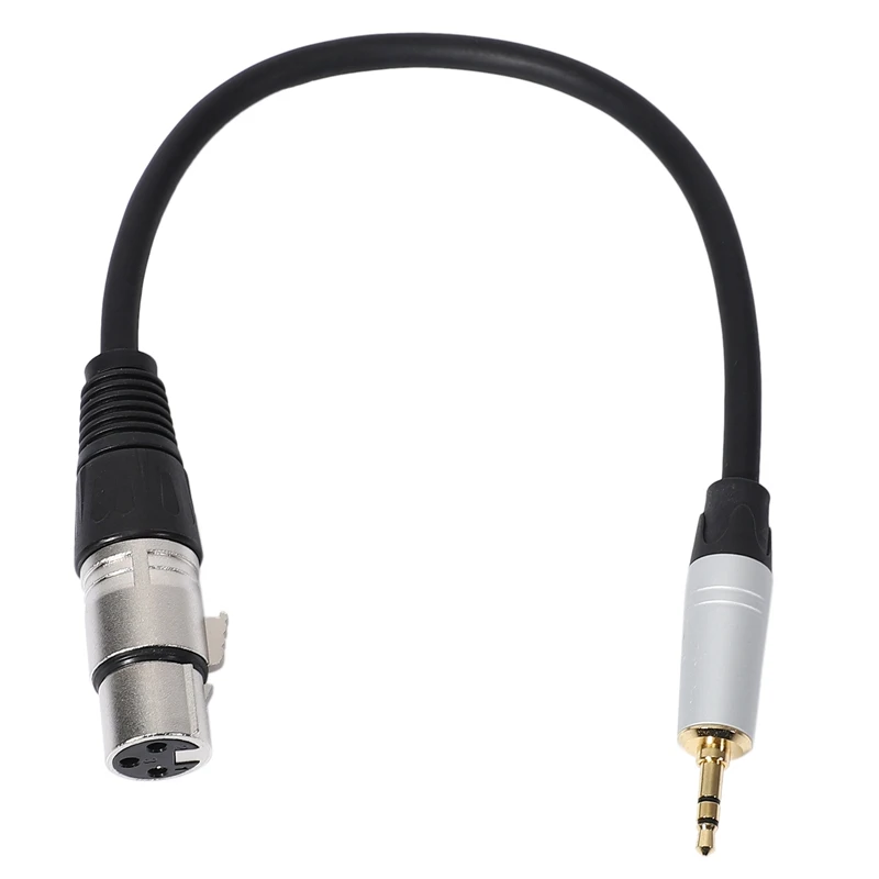 

Xlr 3Pin мама до 3,5 мм 1/8 дюйма Trs штекер аудио адаптер кабель для микшера усилителя микшерной консоли микрофона 0,3 метра