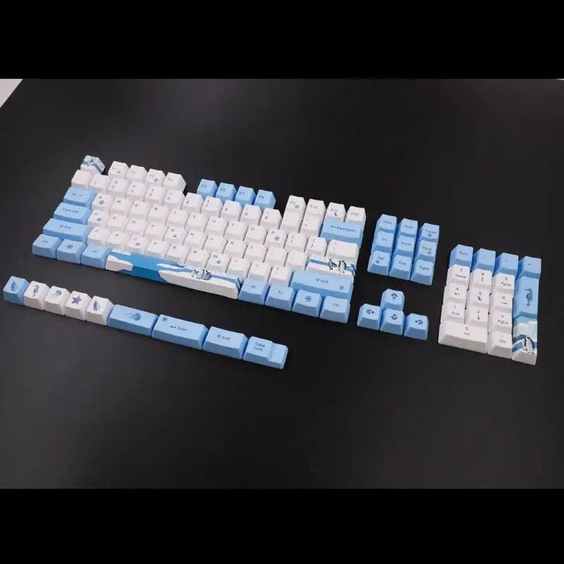 

113 Keys Antarctic Penguin OEM PBT Dye-Sublimation Mechanical Keyboard Keycaps