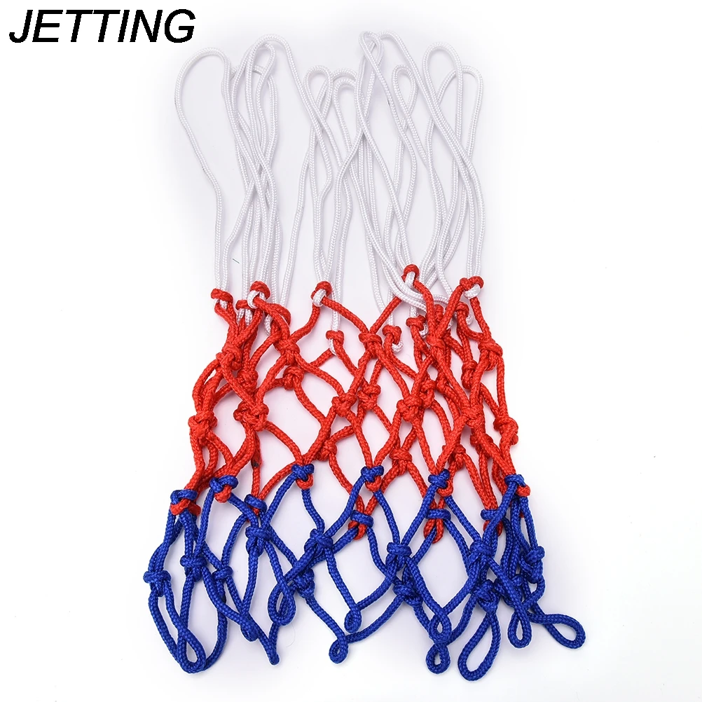 

HOT Nylon Thread Sports Basketball Hoop Mesh Net 1Pc Standard Backboard Rim Ball Pum