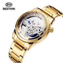 Hot Casual Fashion Luxury Brand BESTWIN Men Watches Waterproof Quartz Mens Stainles Steel Wrist Sport Watch clock reloj hombre