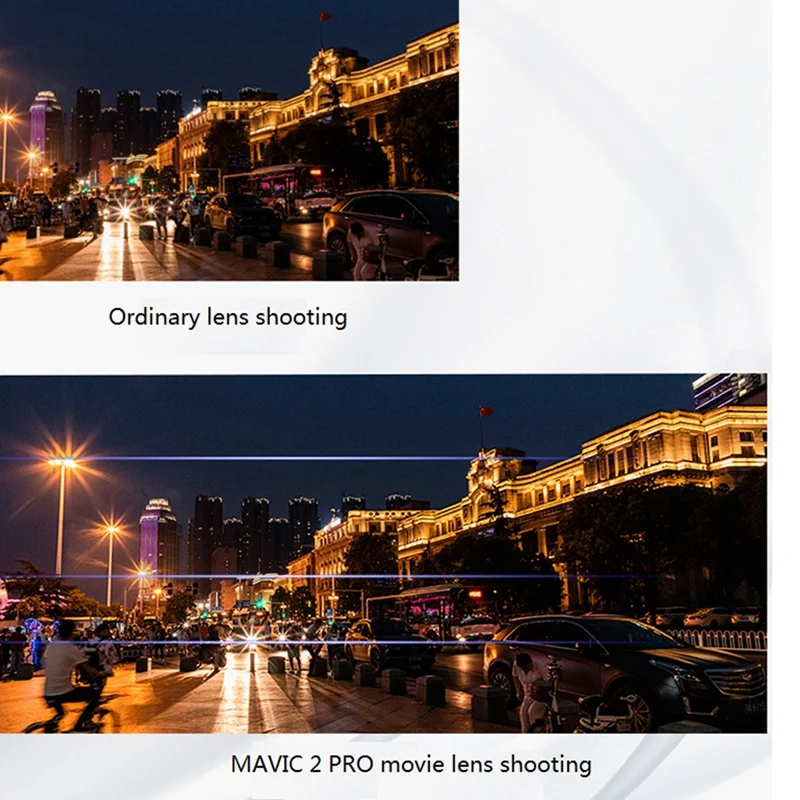 

1.33X Widesn Anamorphic Lens Universal Wide Angle Clip Film Distortion Movie Lens for Mavic 2 Pro Drone