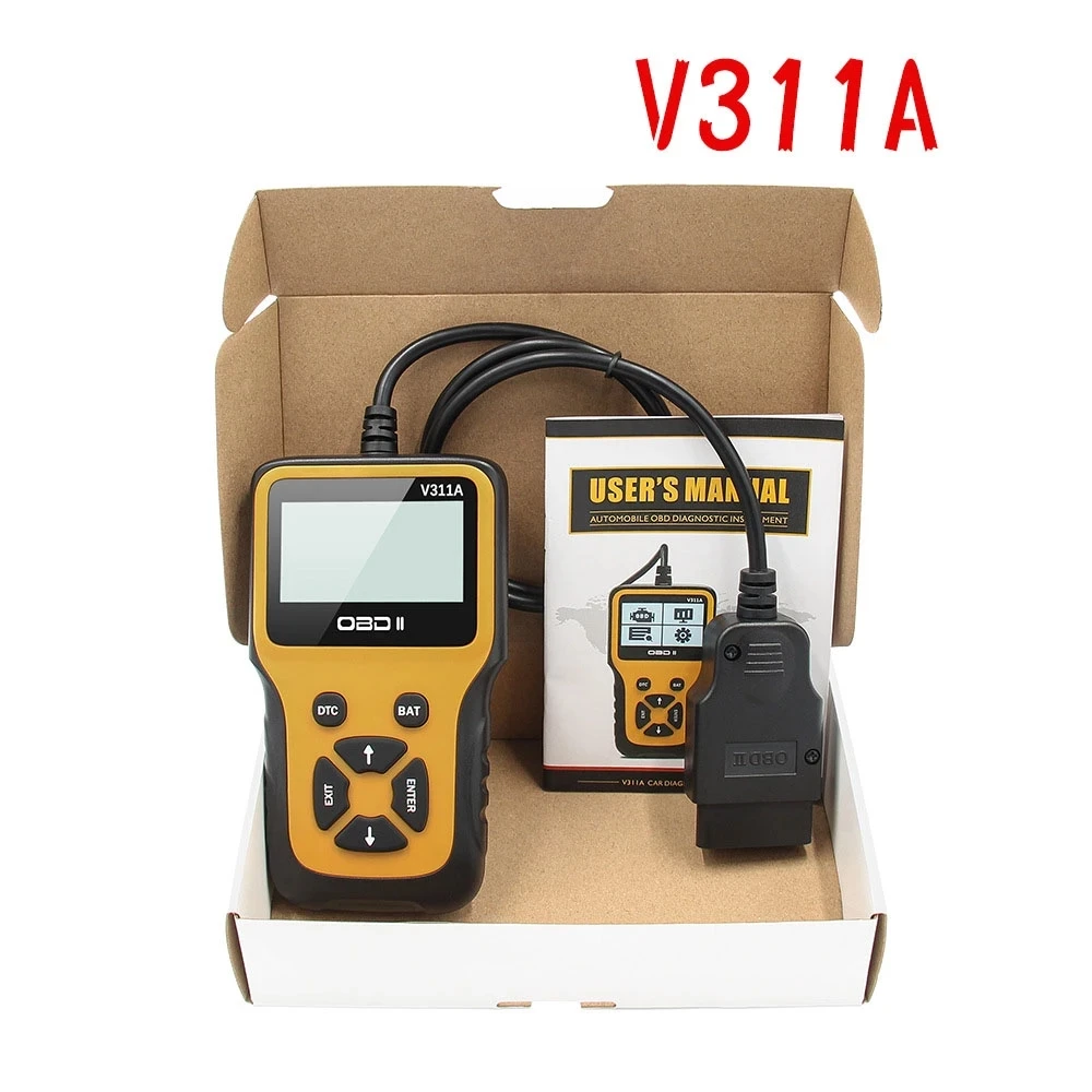 Считыватель кодов V311A OBD2 OBDII/EOBD считыватели OBD 2 автомобильный диагностический