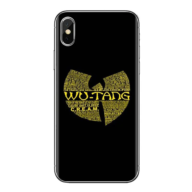 Для iPhone XS Max XR X 4 4S 5 5S 5C SE 6 6S 7 8 плюс samsung Galaxy J1 J3 J5 J7 A3 A5 мешок TPU чехол Wu Tang Clan в стиле