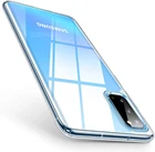 Ультратонкий прозрачный силиконовый чехол для Samsung Galaxy S21 S20 Plus FE Note 20 Ultra Soft TPU