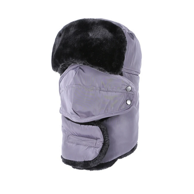 Унисекс шапка-бомбер 2020 ушанка зимняя шапка-ушанка из искусственного меха Лыжная